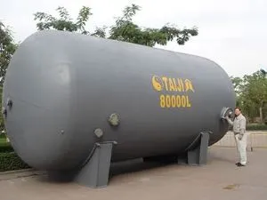 Glass-Lined Storage Tank, Horizontal Type